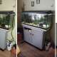 Aquarium 240 L mit Pumpe, Unterschrank...